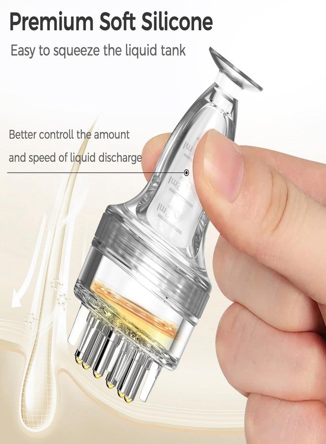 WL-YBOPRO Minoxidil Applicator,2 PCS Direct to Scalp Quick Apply Root Comb Applicator Bottle for Hair Serum Applicator,Small Hair Applicator Brush Specially for Minoxidil Applicator Tool Scalp Applicator - Image 2